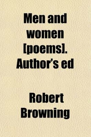 Cover of Men and Women [Poems]. Author's Ed