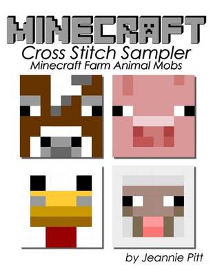 Book cover for Minecraft Cross Stitch Sampler