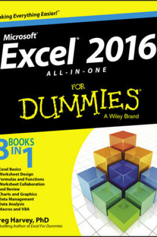 Cover of Excel 2016 All-in-One For Dummies