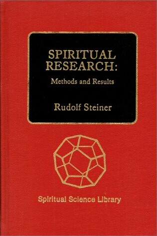Cover of Spiritual Research