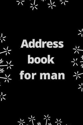 Cover of Address book for man