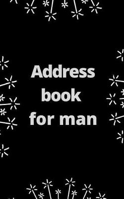 Book cover for Address book for man