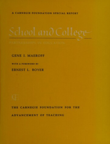 Cover of School and College