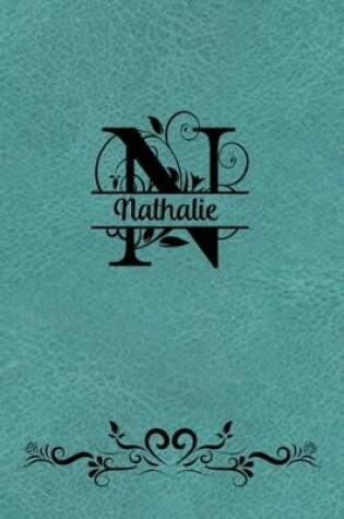 Cover of Split Letter Personalized Name Journal - Nathalie