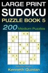 Book cover for Large Print SUDOKU Puzzle Book 5