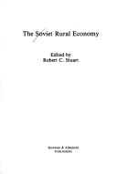 Book cover for Soviet Rural Economy