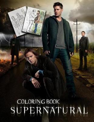 Book cover for Supernatural Coloring Book