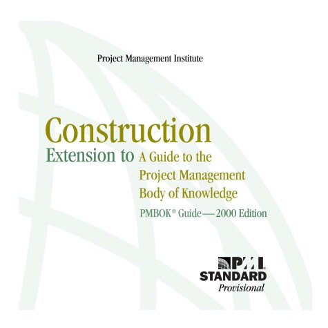 Book cover for Construction Extension to the Pmbok Guide Third Edition