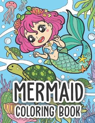 Book cover for Mermaid Coloring Book