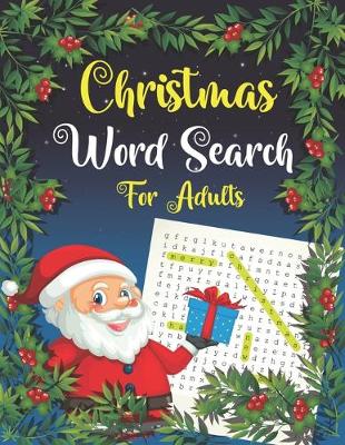 Book cover for Christmas Word Search For Adults