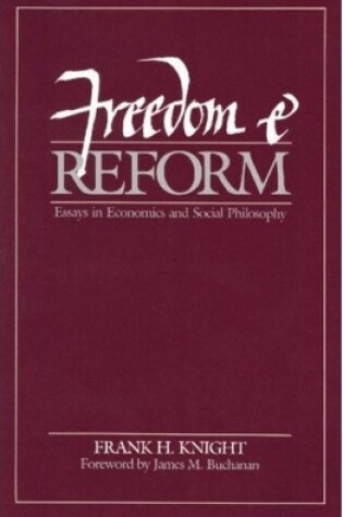 Cover of Freedom & Reform