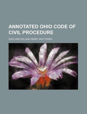 Book cover for Annotated Ohio Code of Civil Procedure