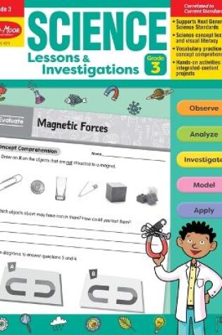 Cover of Science Lessons and Investigations, Grade 3 Teacher Resource