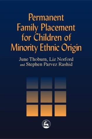 Cover of Permanent Family Placement for Children of Minority Ethnic Origin