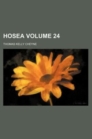 Cover of Hosea Volume 24