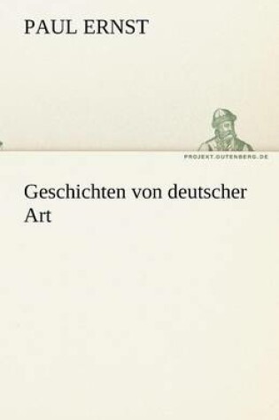 Cover of Geschichten von deutscher Art