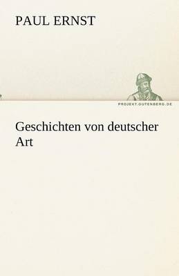 Book cover for Geschichten von deutscher Art