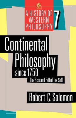 Book cover for Continental Philosophy since 1750