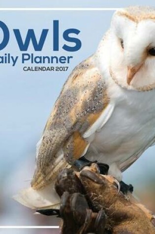 Cover of Owls Daily Planner Calendar 2017