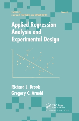 Cover of Applied Regression Analysis and Experimental Design