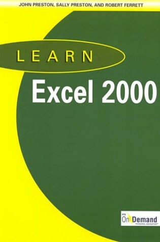 Cover of Learn Excel 2000 and CD-ROM and Users Guide Package