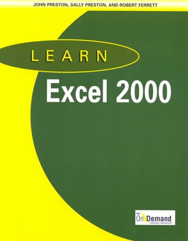 Book cover for Learn Excel 2000 and CD-ROM and Users Guide Package