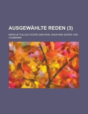 Book cover for Ausgewahlte Reden (3 )