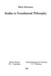 Book cover for Studies in Foundational Philosophy