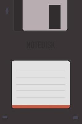 Book cover for Dark Notedisk Floppy Disk 3.5 Diskette Notebook [lined] [110pages][6x9]