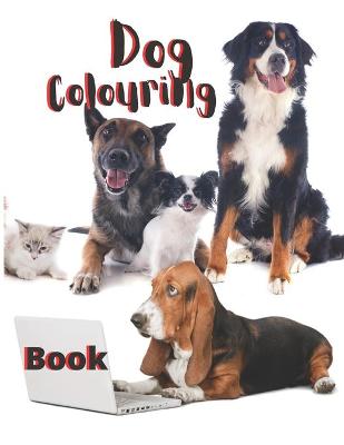 Book cover for Dog colouring book