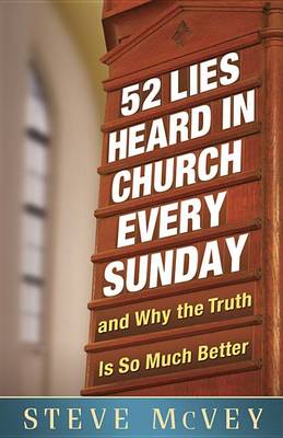 Book cover for 52 Lies Heard in Church Every Sunday