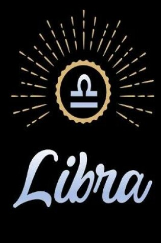 Cover of Libra Star Sign Notebook