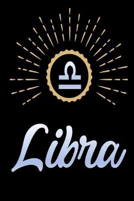 Book cover for Libra Star Sign Notebook