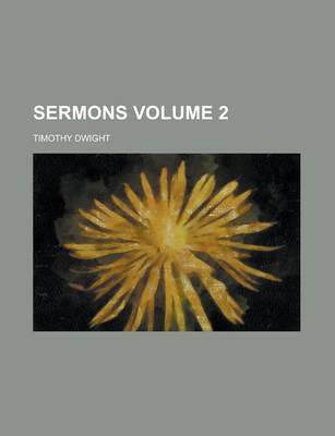 Book cover for Sermons Volume 2