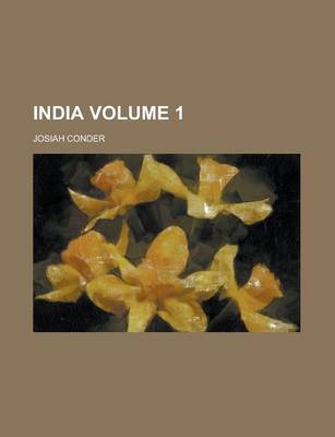 Book cover for India Volume 1