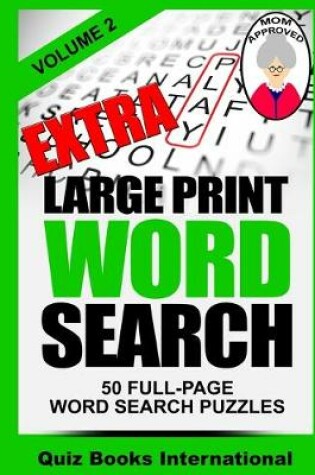Cover of Extra Large Print Word Search Volume 2