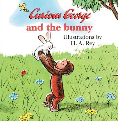 Book cover for Curious George and the Bunny