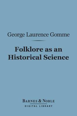 Book cover for Folklore as an Historical Science (Barnes & Noble Digital Library)