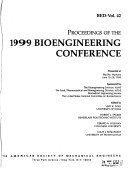 Book cover for Proceedings of the 1999 Bioengineering Conference