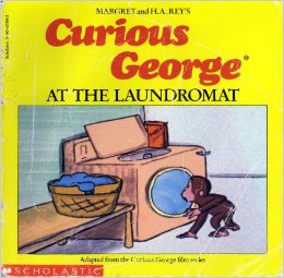 Book cover for Curious George at the Laundromat