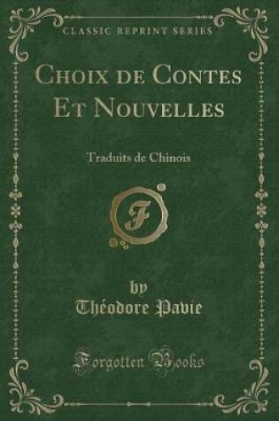 Cover of Choix de Contes Et Nouvelles