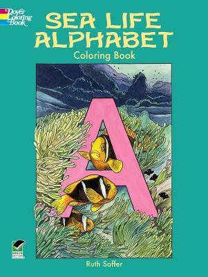 Cover of Sea Life Alphabet Coloring Book