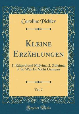 Book cover for Kleine Erzahlungen, Vol. 7