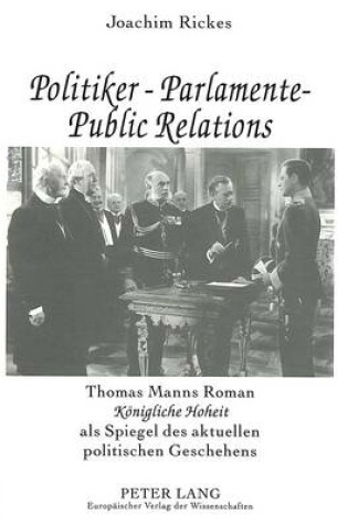 Cover of Politiker - Parlamente - Public Relations