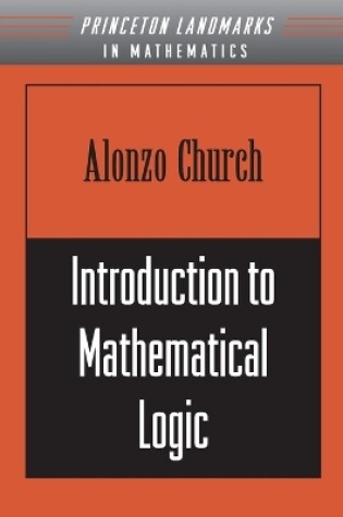 Cover of Introduction to Mathematical Logic (PMS-13), Volume 13