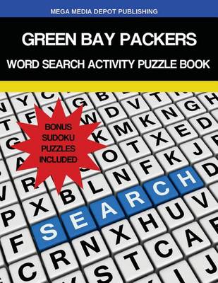 Book cover for GREEN BAY PACKERS Word Search Activity Puzzle Book