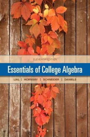 Cover of Essentials of College Algebra (Subscription)