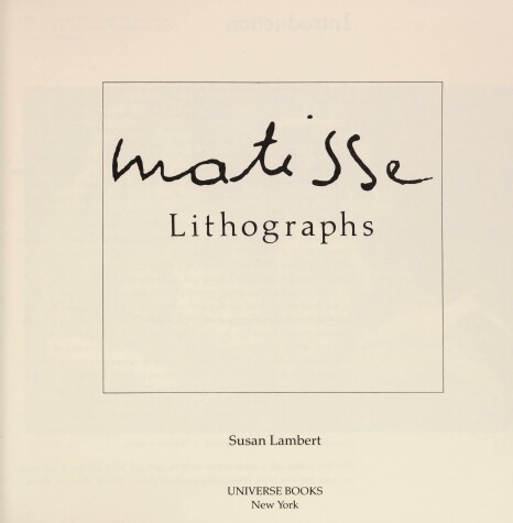 Book cover for Matisse