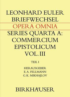 Book cover for Briefwechsel Mit Daniel Bernoulli