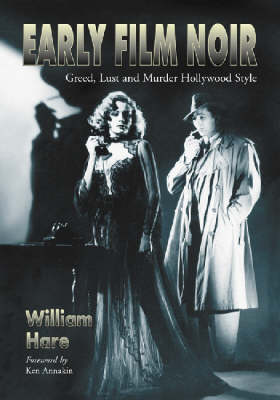Book cover for Early Film Noir